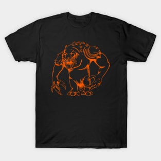 Rancor Line Art T-Shirt